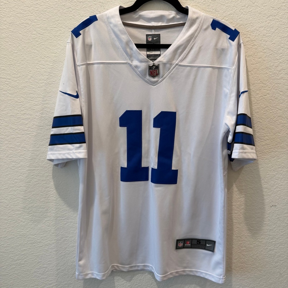 Nike Dallas Cowboys Micah Parsons 11 On Field Jersey White Mens Small